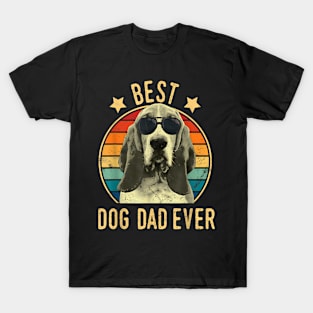 Best Dog Dad Ever Basset Hound Father'S Day T-Shirt